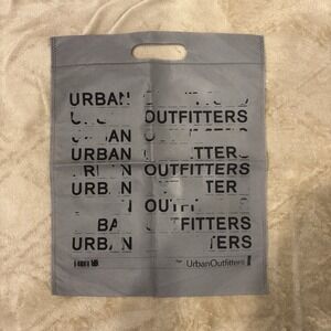 Urban Outfitters Reusable Shopping Bag Gray Non-Woven Tote UO Logo 16x14